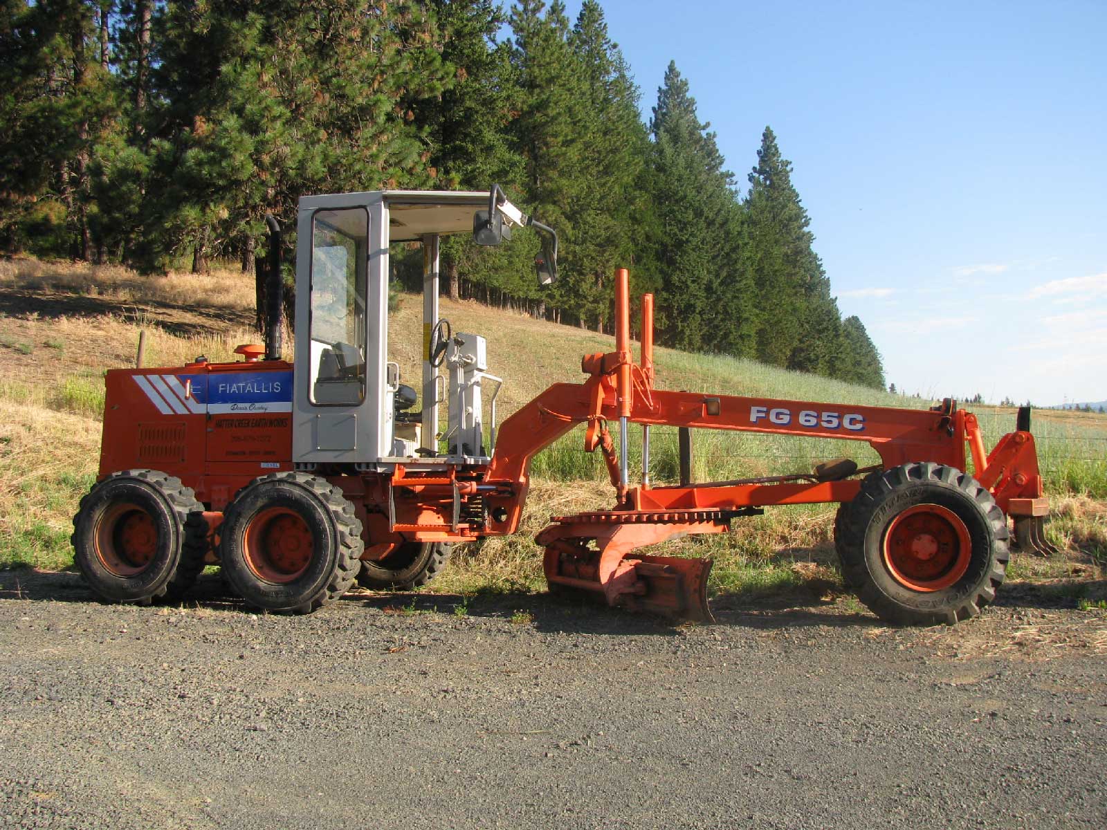 Equipment-Hatter-Creek-Earthworks-Fiatallis-Moter-Grader-in-Princeton-Idaho